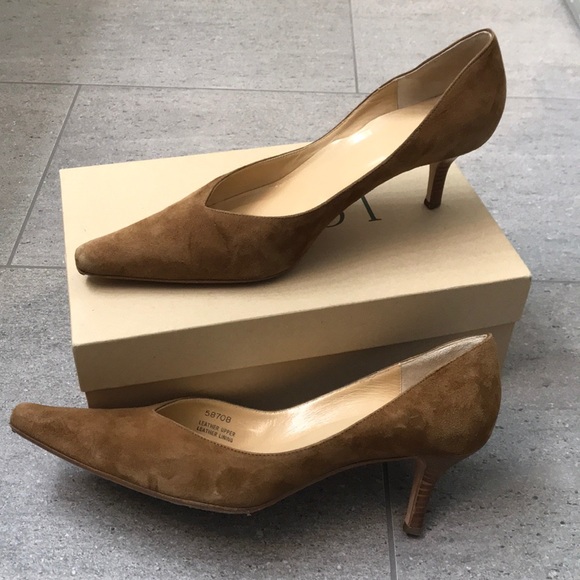 J. Crew Shoes - J Crew suede kitten heels